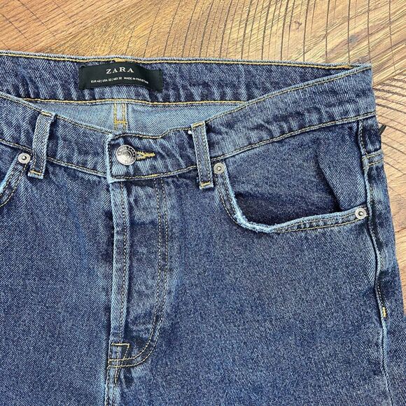 ZARA Oversized Boyfriend Fit Jeans 32 - Picture 3 of 4